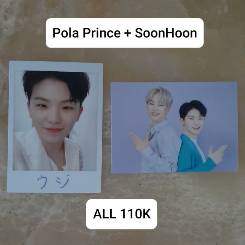 SEVENTEEN SoonHoon Hoshi Woozi Dome Tour Trading Card TC PC