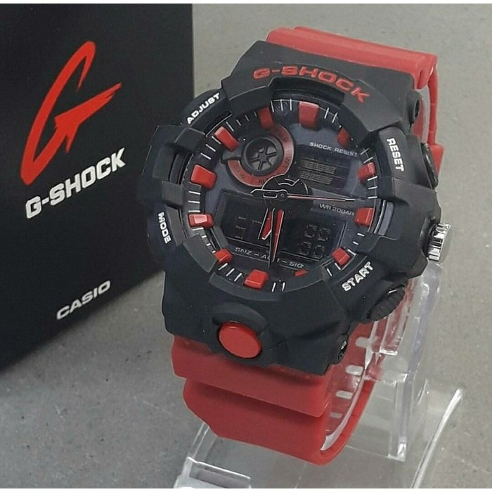 TERMURAH G SHOCK GA 700 GSHOCK GA700 BINTANG MERAH KOMBINASI   Maroon Berkualitas