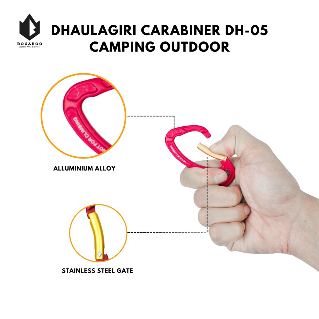 DHAULAGIRI KARABINER 05 - KARABINER DH 05 - KARABINER - CARABINER