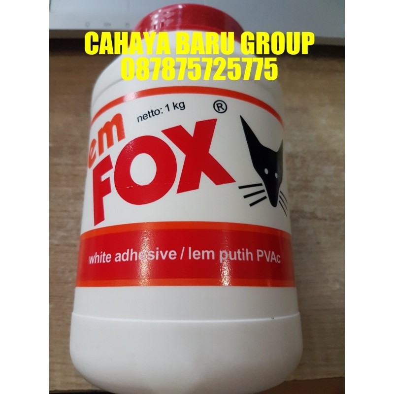 LEM FOX PUTIH BOTOL 1 KG