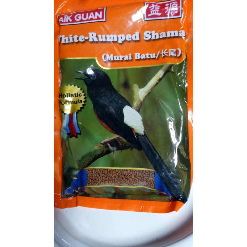 

Aikguan White Rumped Shama 500gr