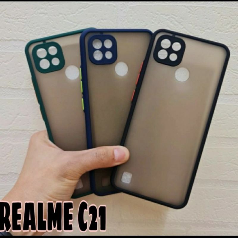 Slikon terbaru tipe Hp Realme c21 My Choise Case Dove Bumper Aero Fuze Macaron