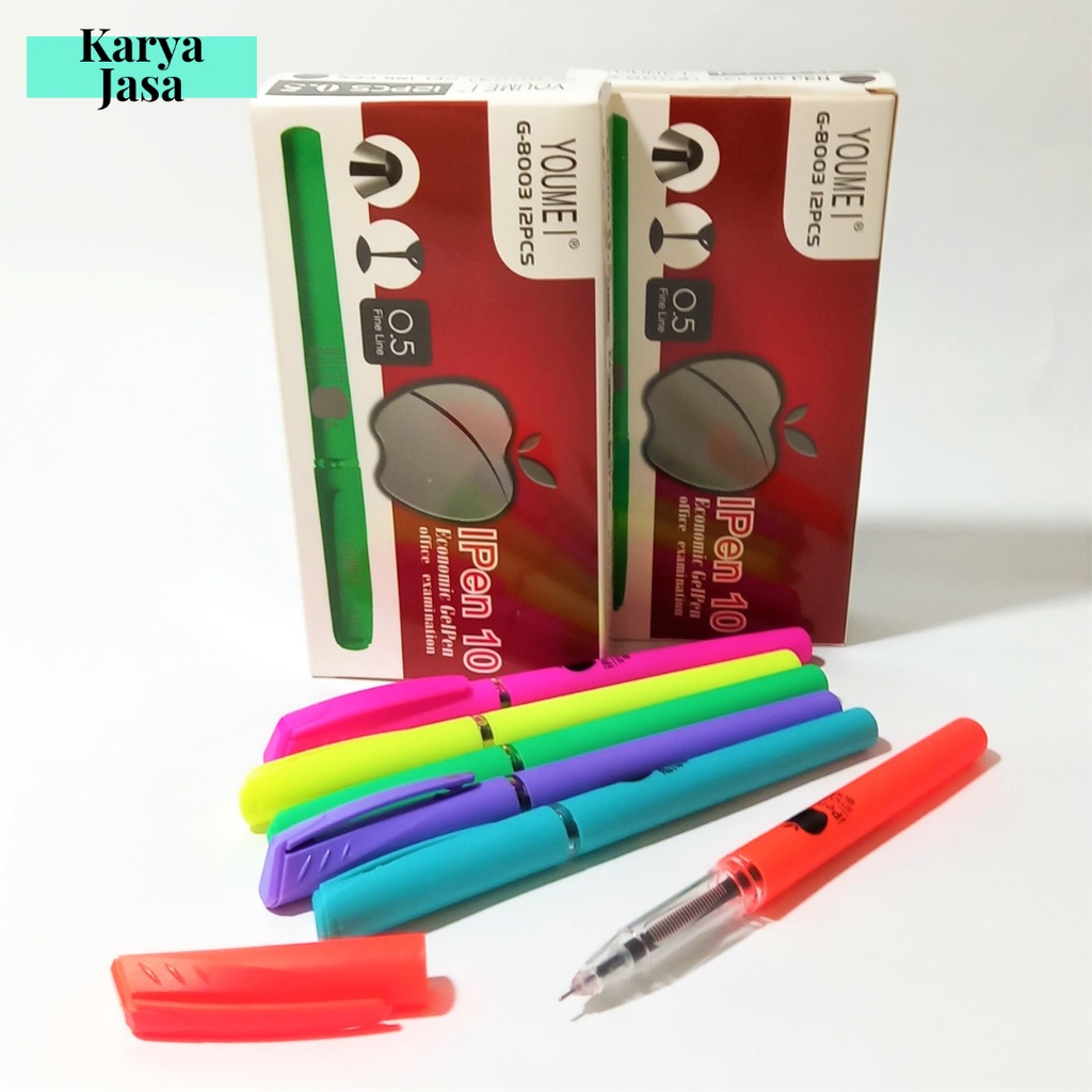 

Youmei Ipen 10 G-8003 Pen cair hitam murah 0.5mm | Grosir ATK Medan