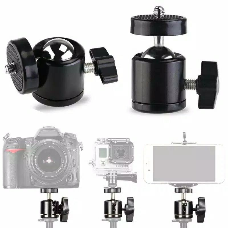 Mini Ball Head Tripod Kamera DSLR 360 Gorillapod 1/4&quot; Screw BallHead