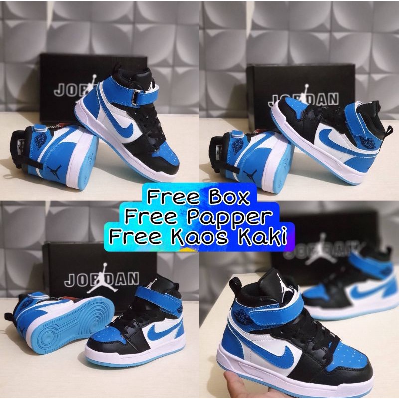 Sepatu Anak Nike Air Jordan Premium High Quality Nike Jordan Anak Laki Laki Perempuan Umur 1 2 3 4 5