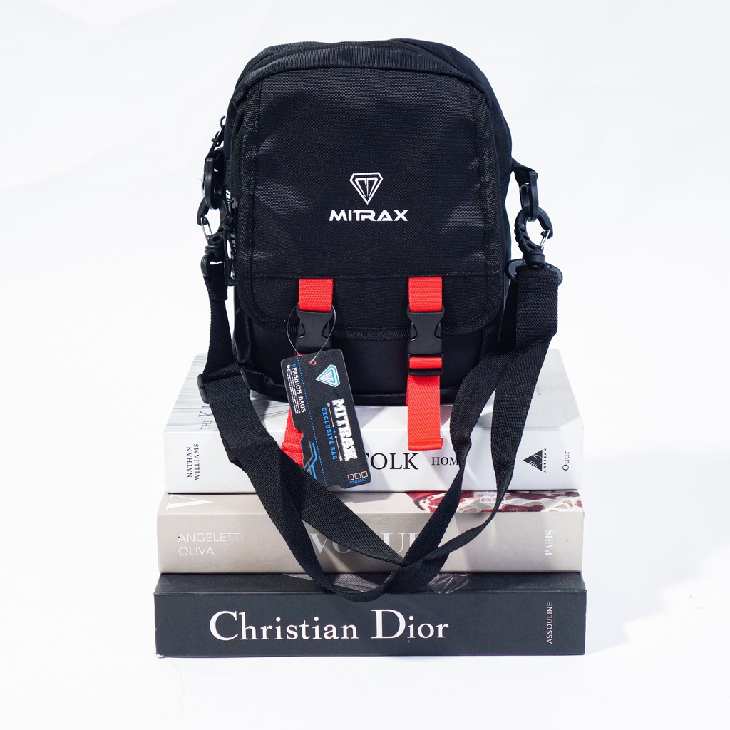 Tas Selempang Mitrax Cuatro 2 dengan Bahan Nylon! Tas Slempang Pria dan Wanita yang Keren!