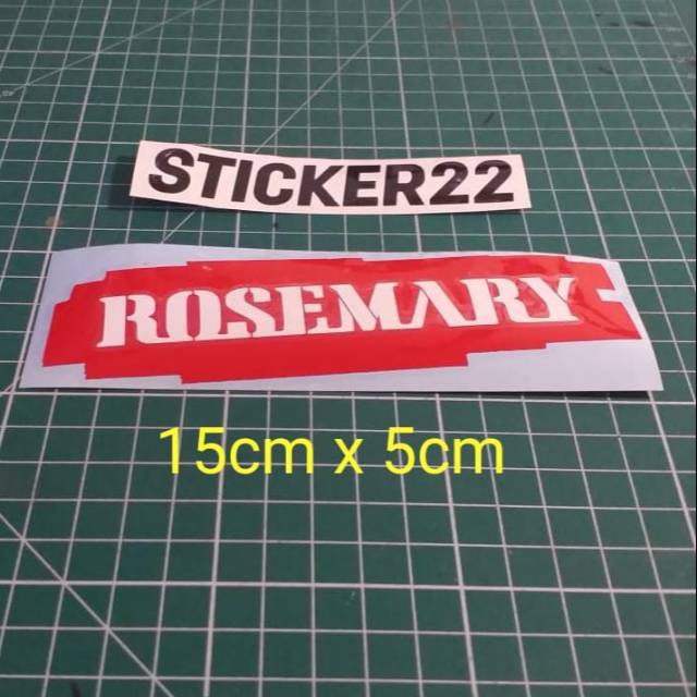 

Stiker cutting rosemary