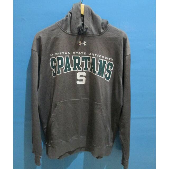 jaket Hoodie under armour spartans original second