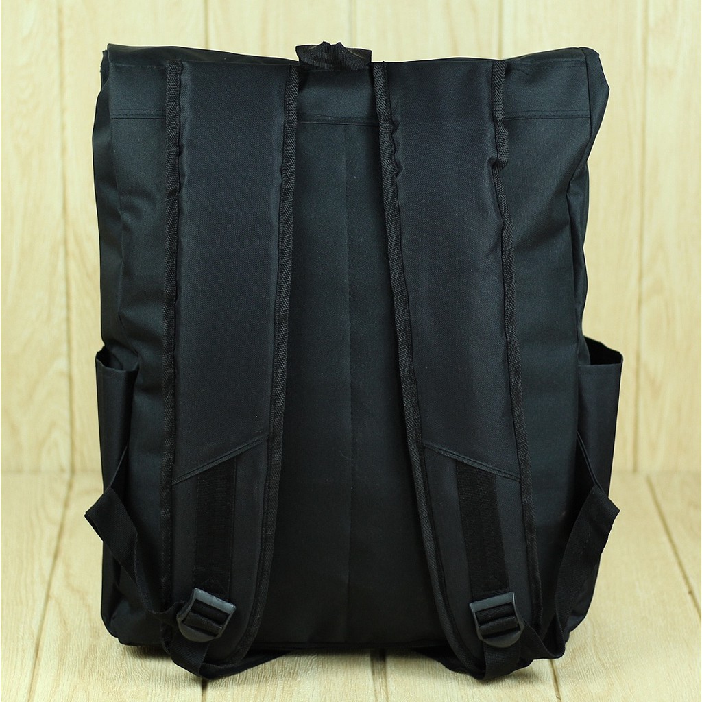 [COD] Ransel Punggung Cowok Enigma Rolltop Hitam Tas Gendong Pria Kece Keren Berkualitas Awet