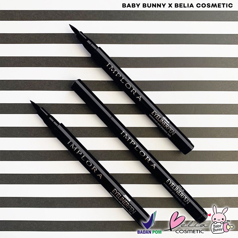 ❤ BELIA ❤ Implora Black Eyeliner Pen (waterproof and dramatic look) 1.7g 100% Original