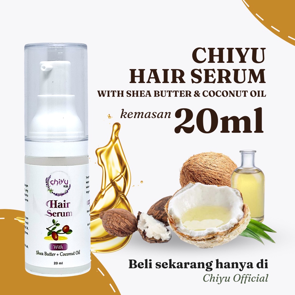 Chiyu Serum Rambut Rontok Hair Treatment | Perawatan Rambut Rontok | Serum Penumbuh Rambut Anti Ketombe | Obat Kutu Rambut Original Bpom