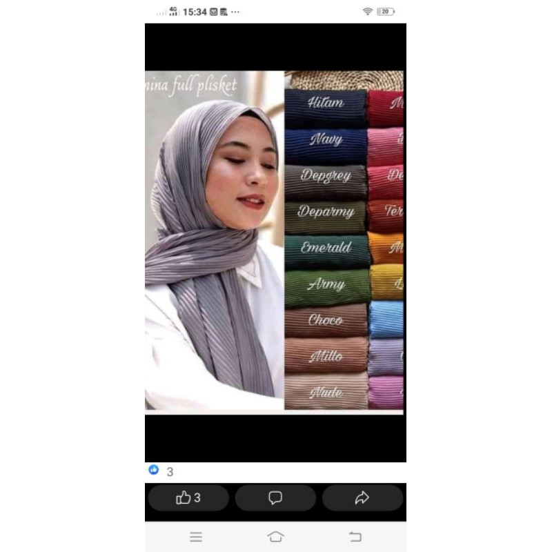 KERUDUNG PASMINA PLISKET. KERUDUNG  PASMINA HYGET