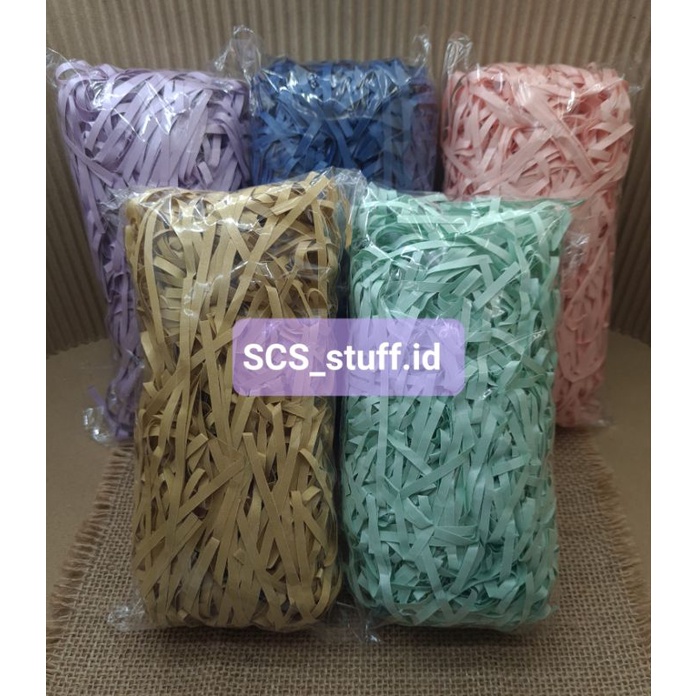 

30 GR Kertas serut | GLITER | KERTAS CACAH | SHREDDED | KERTAS ISIAN GIFT BOX | HAMPER 30 GR