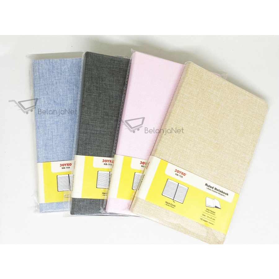 Buku Tulis Catatan Bergaris | Ruled Notebook Joyko NB-709 A5 HardCover