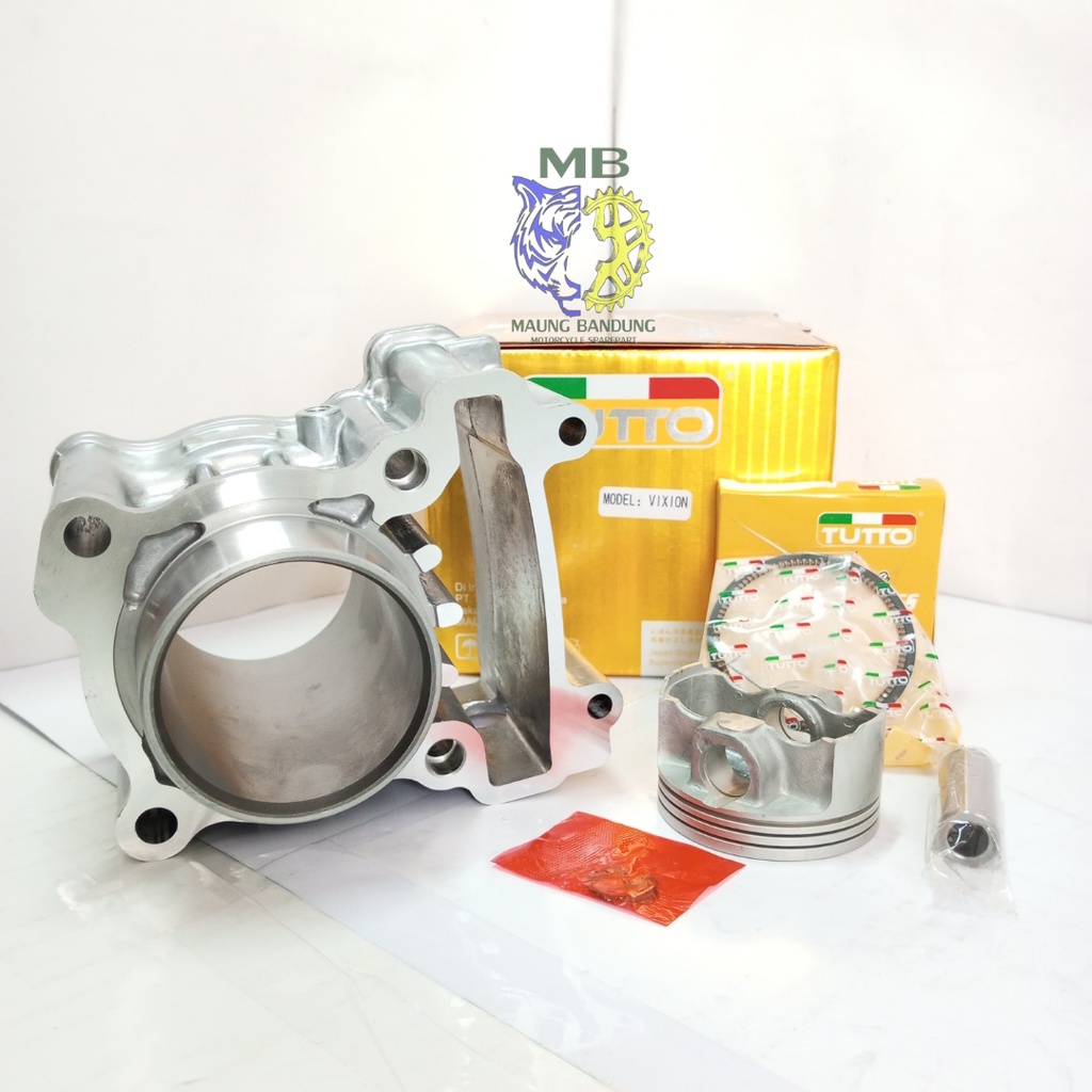 BLOK SEHER ASSY BORING ASSY CYLINDER BLOK KIT VIXION 150 BORE UP FOR JUPITER MX 135 CC PREMIUM TUTTO
