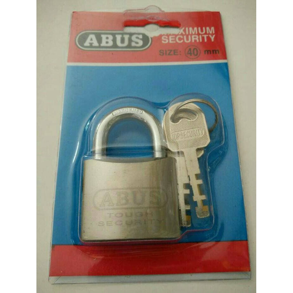 Gembok Rumah / Toko Abus 40mm Pendek
