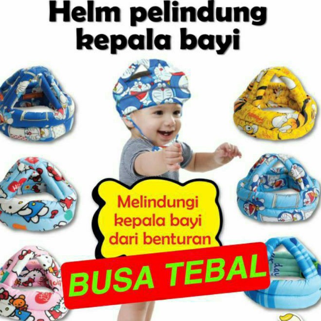 Helm bayi / pelindung kepala bayi