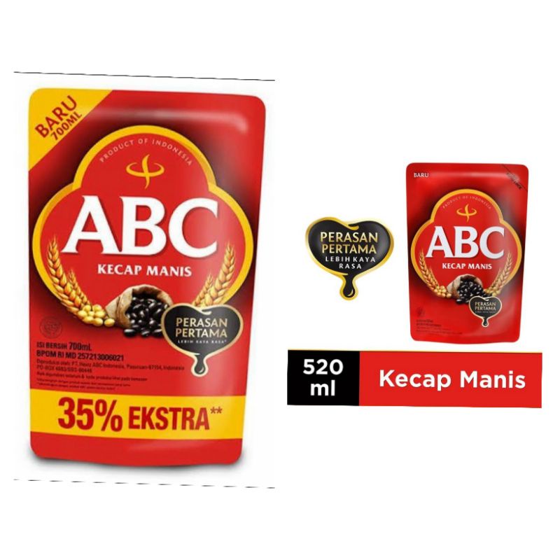 

Abc Kecap Manis 700ml+35% & 520ml