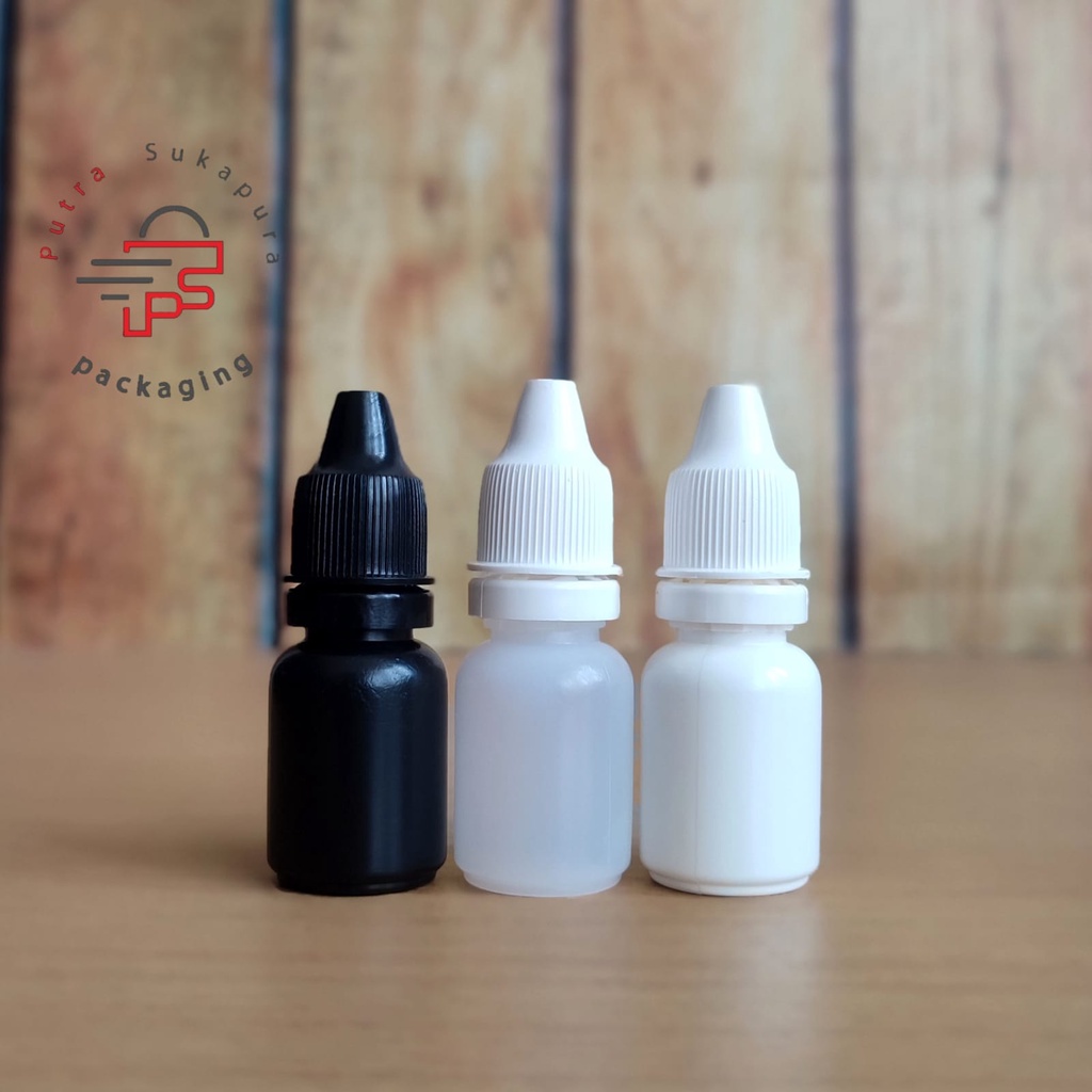 botol tetes 10ml segel / botol tetes 10ml putih / botol tetes 10ml hitam / botol tetes 10ml natural 