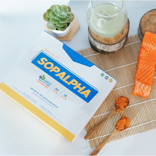 SOPALPHA - Rasa Apel Manggis 4 Box