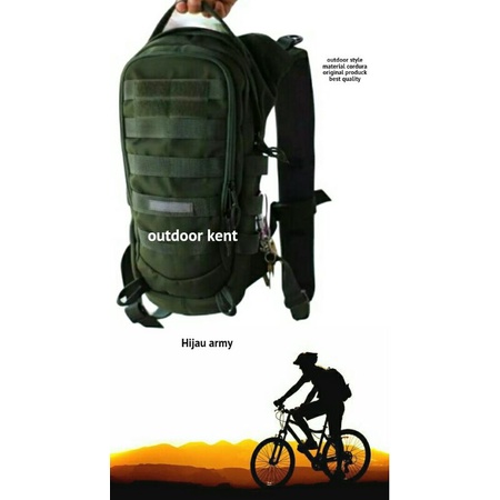 tas hidropack ransel sepeda gunung trail  original waterbladerr doreng army