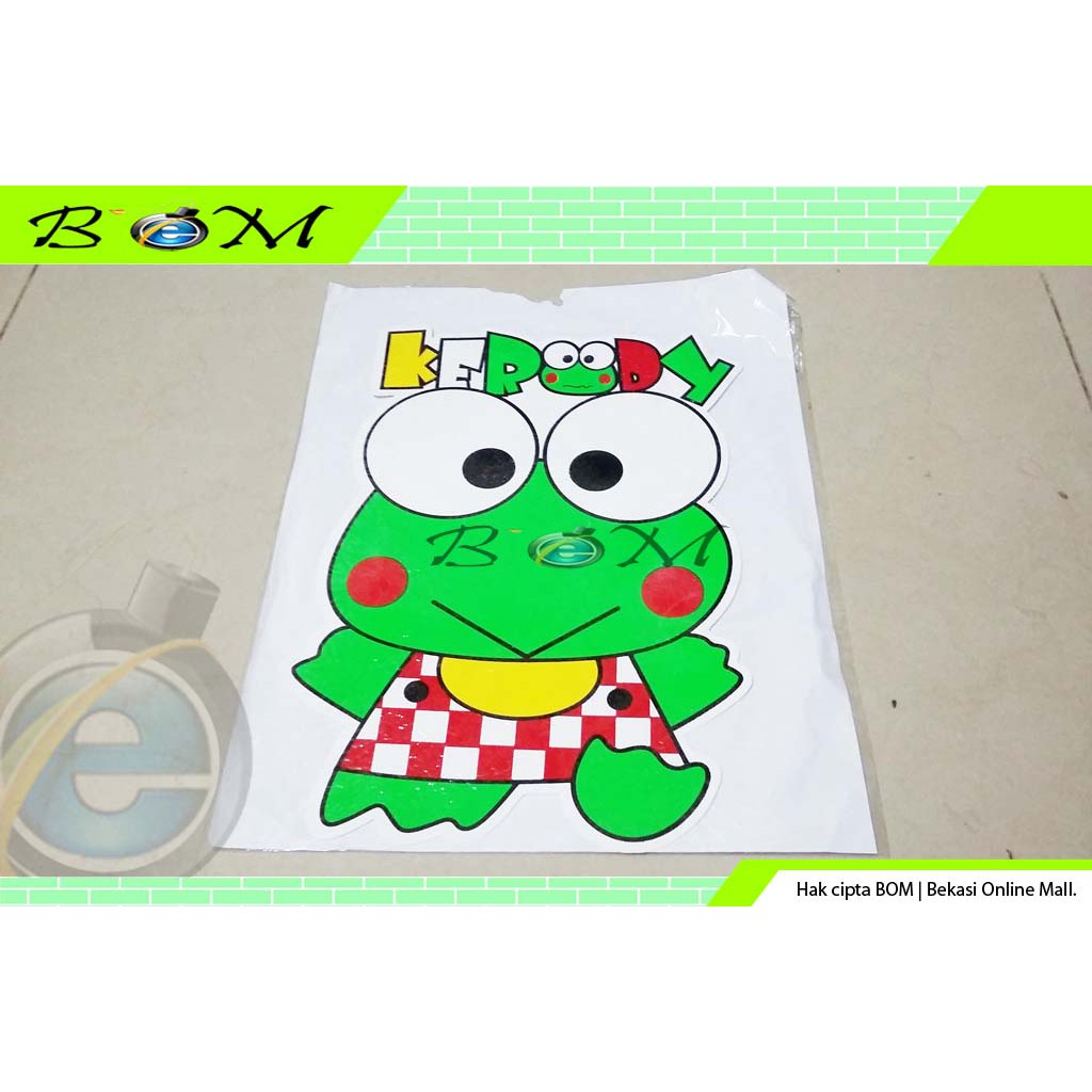 Sticker Stiker Gambar Cartoon Kartun Keropy Keropi Kodok Katak M1