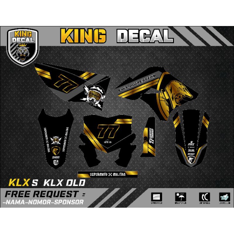 DECAL KLX DECAL KLX OLD DECAL KLX LAMA