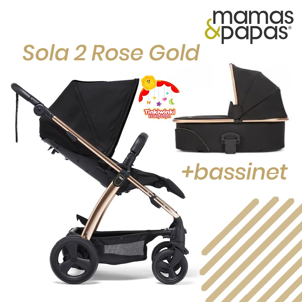 mamas papas sola 2 rose gold