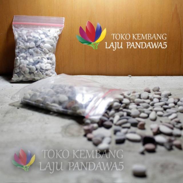 Batu hias/batu kerikil/batu untuk tanaman/batu hias tanaman/batu putih/material tanaman/media tanam