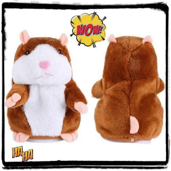 boneka hamster bisa bicara talking Toy Kids Doll Mainan Anak Bayi