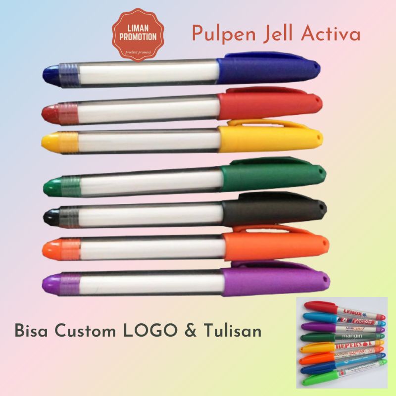 

Souvenir Pulpen Promosi Boss Jell Bisa Custom Logo