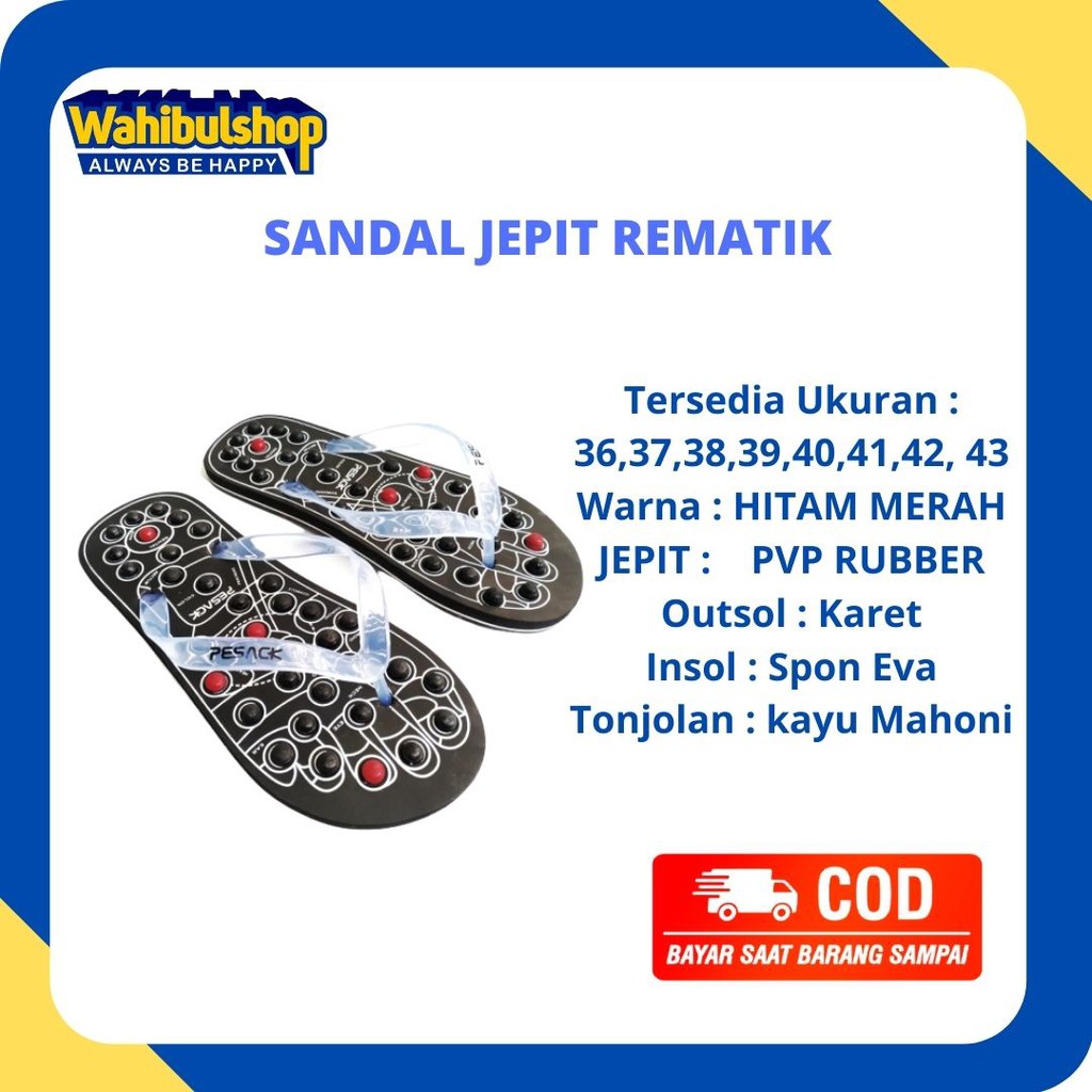 Sandal Kesehatan Terapi  Rematik Pesack Kesehatan Refleksi Size 38 - 42-6