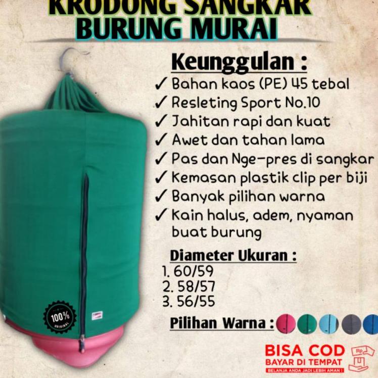 Bagus Dipakai.. KRODONG SANGKAR BURUNG MURAI 1 2 3