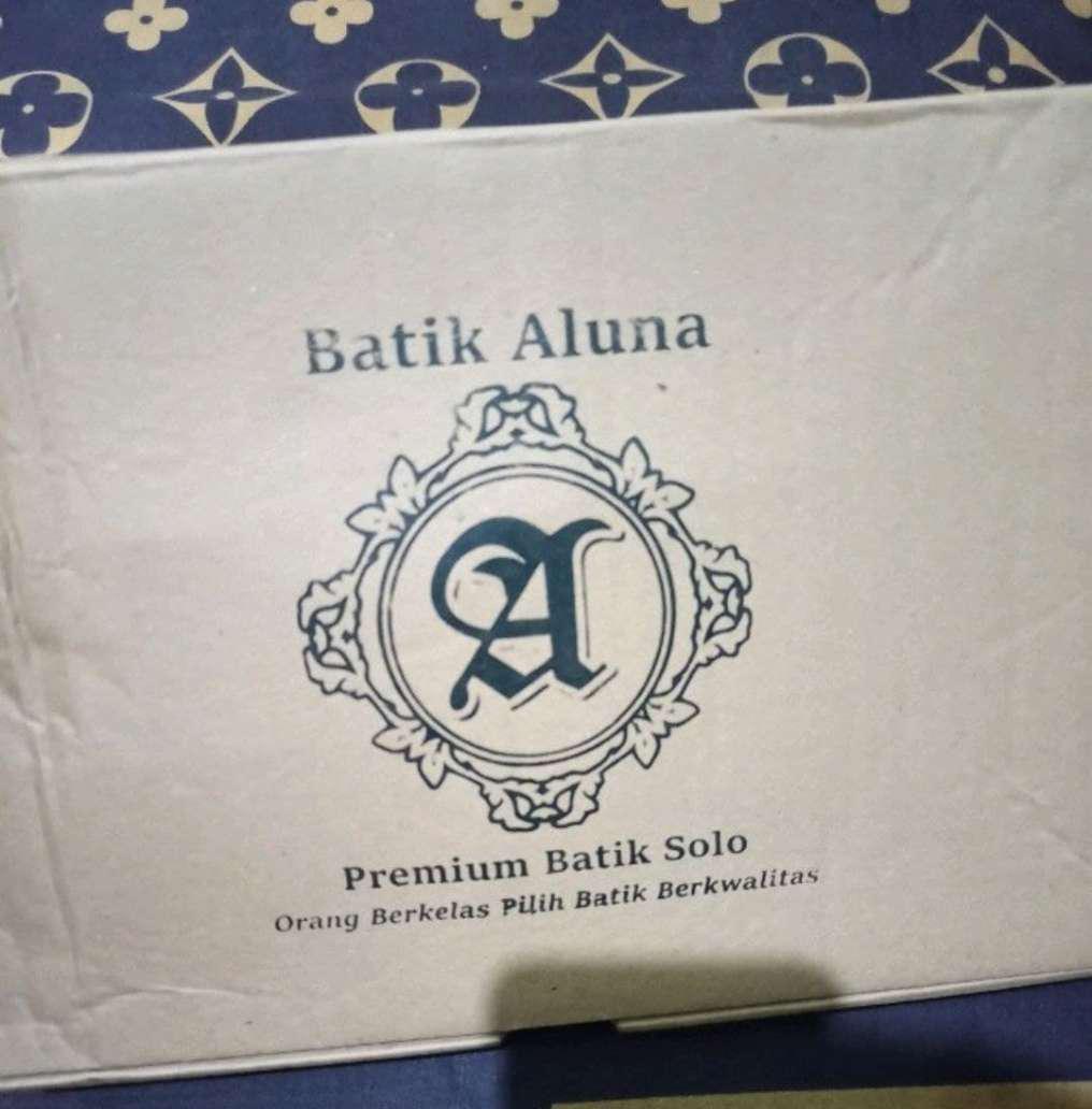 Batik Pria Lengan Panjang Premium Modern Full Furing  Original Produksi Batik Aluna Solo Pcw 005