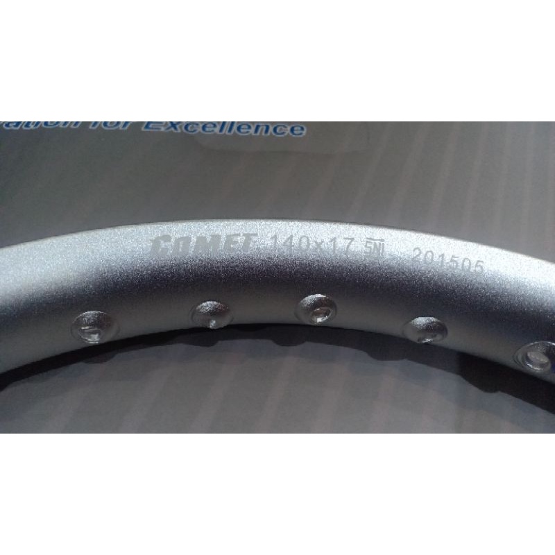VELG U SHAPE SETENGAH LINGKARAN 140 RING 17 SILVER BLACK GOLD 160 GOLD