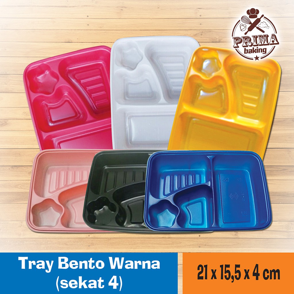 Jual Tray Bento Sekat Mika Bento Box Bento Kotak Bento Shopee Indonesia