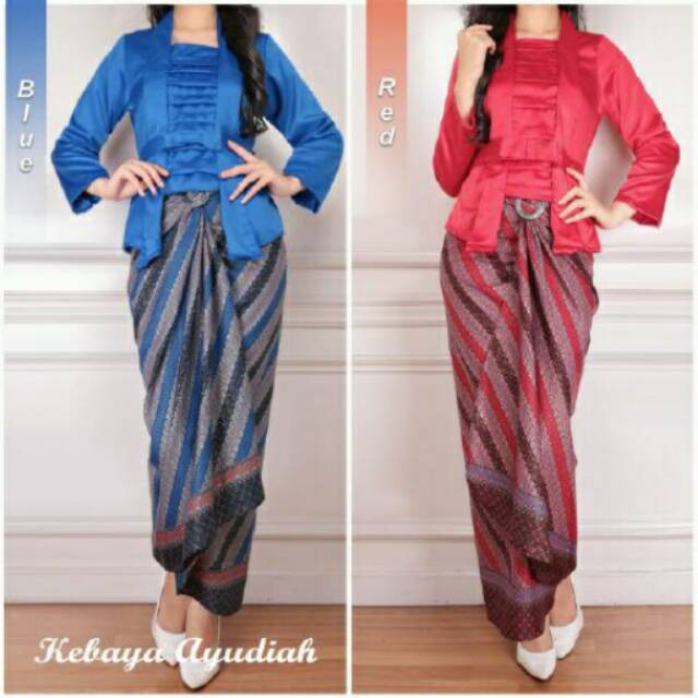 Kebaya AYUDIAH rok lilit batik kutubaru set setelan wanita