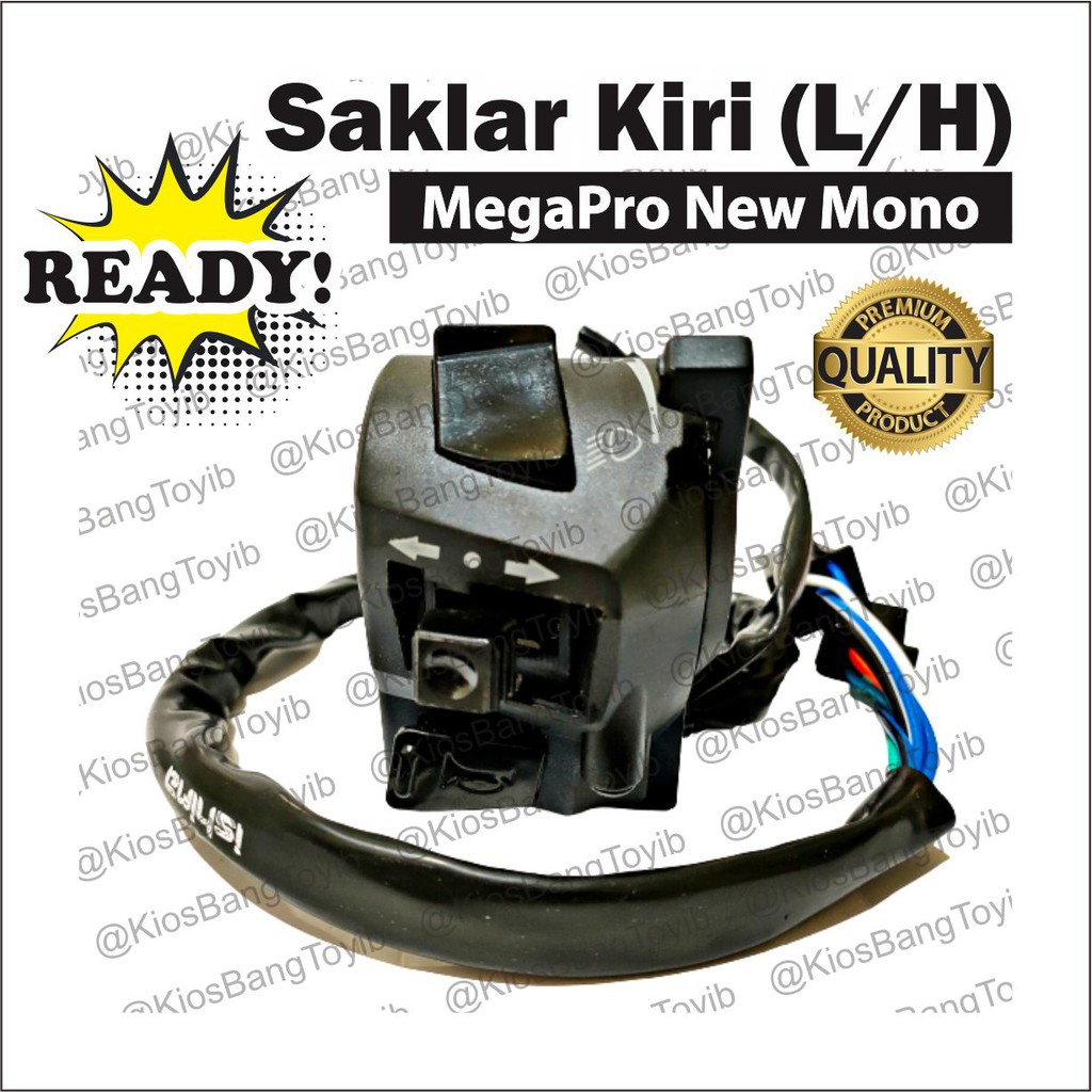 Saklar Holder Handle Switch Kiri Honda MegaPro New Mono  ★ISHIMA★