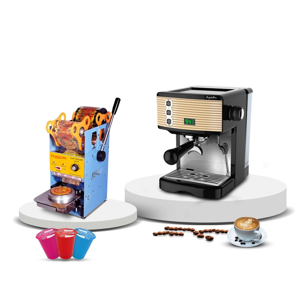 Paket Mesin Kopi Espresso Machine Cup - 11