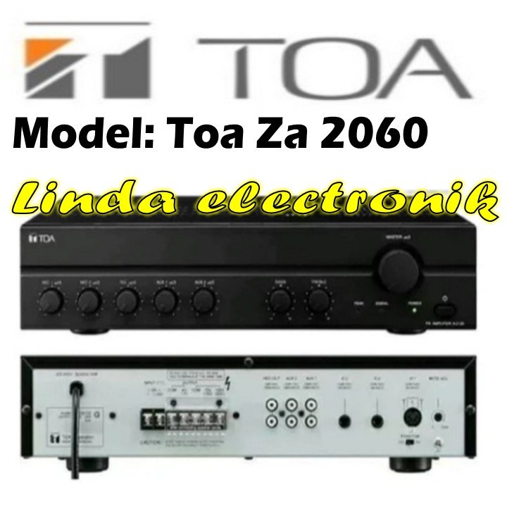 amplifier toa za2060 ampli toa za 2060 original garansi resmi