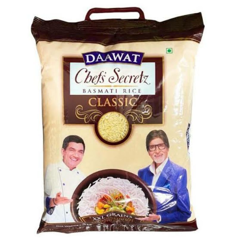 Daawat Beras Basmati Rice Golden Sella Classic 5 kg