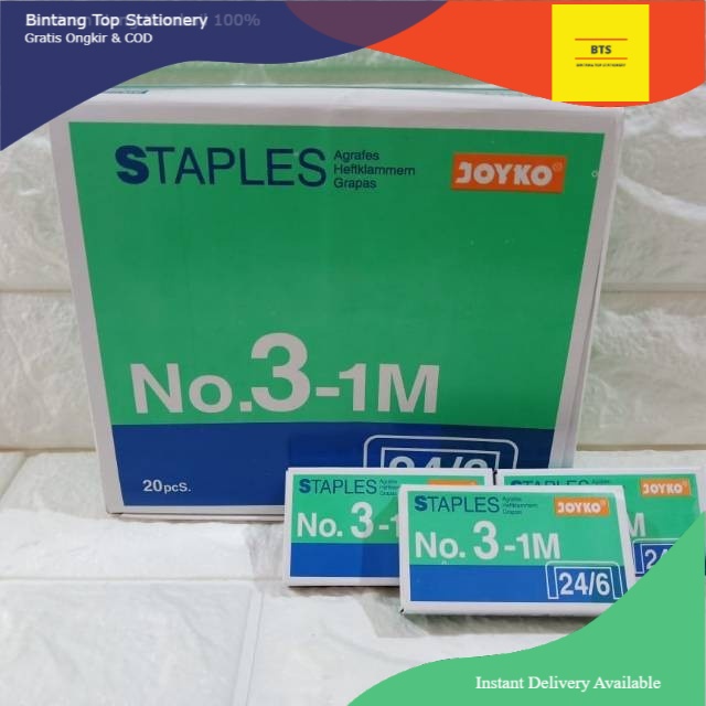 

[BTS] Isi Staples JOYKO No.3 (Dus = 20pak)