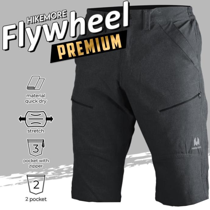 Celana Pendek Sepeda Non Padding Outdoor Razzor Flywheel Premium