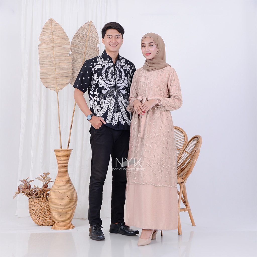 (DRESS BUSUI - ADA ANAK) PROMO - Couple Nagita - Gamis Kekinian Terlaris - Couple Batik Kondangan - Batik Couple Maxy Kayla - Couple Maxi Best Seller - Couple Gamis Termurah