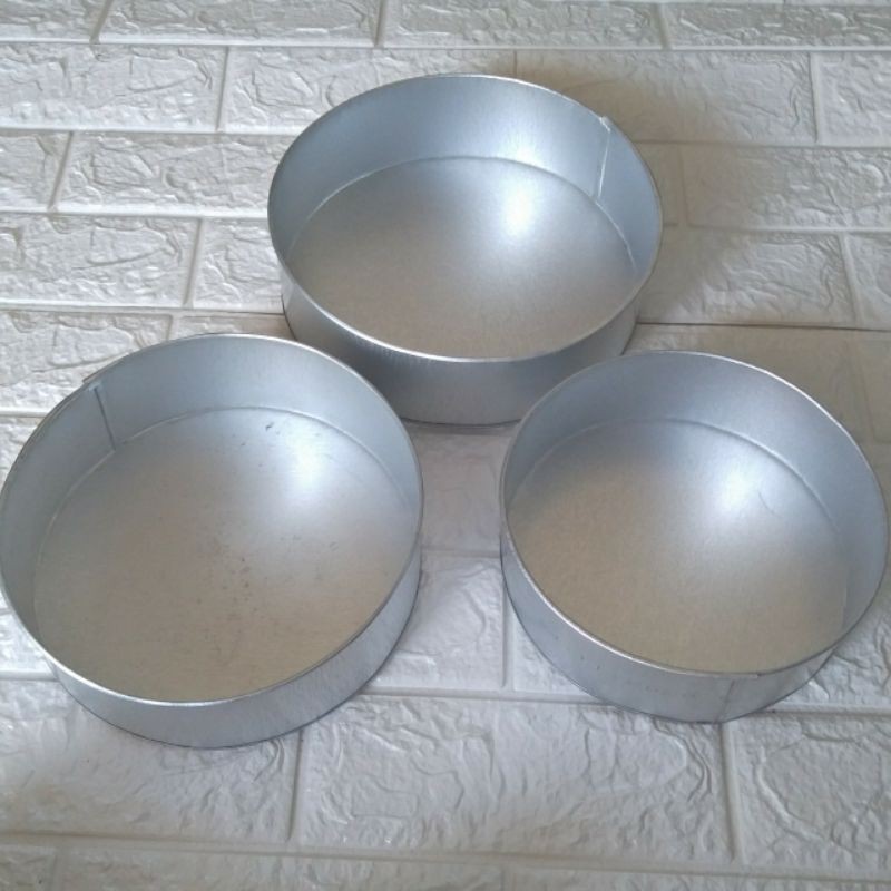 Cetakan loyang Kue Bolu Panggang Baking Pan Bulat Anti Lengket Diameter 18 20 22