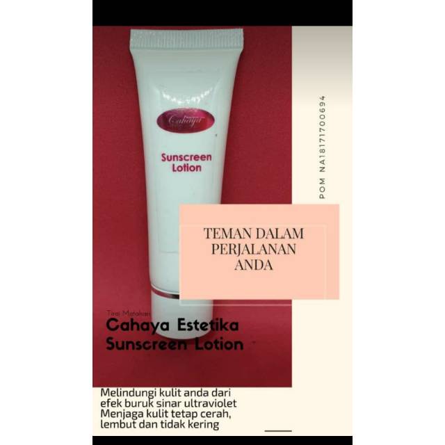 Cahaya Estetika Sunscreen Lotion