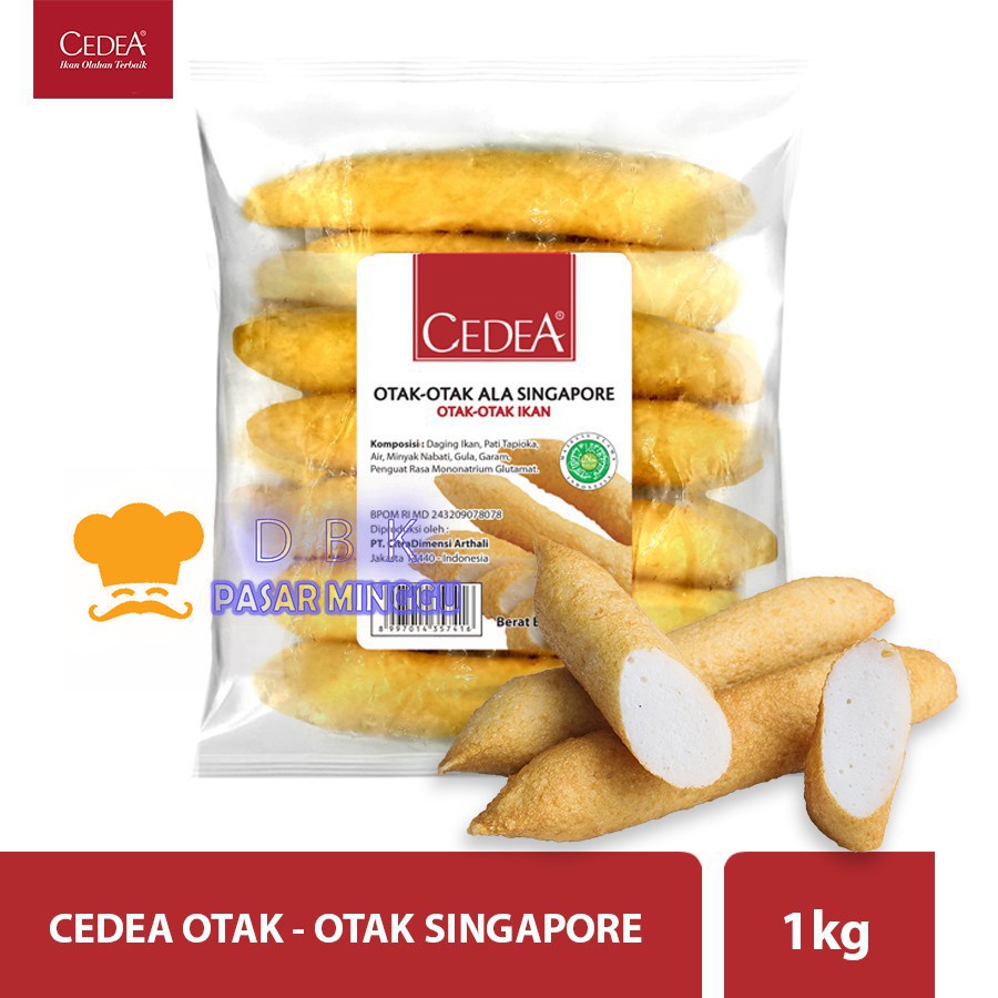 

CEDEA OTAK OTAK SINGAPORE 1KG 10PCS