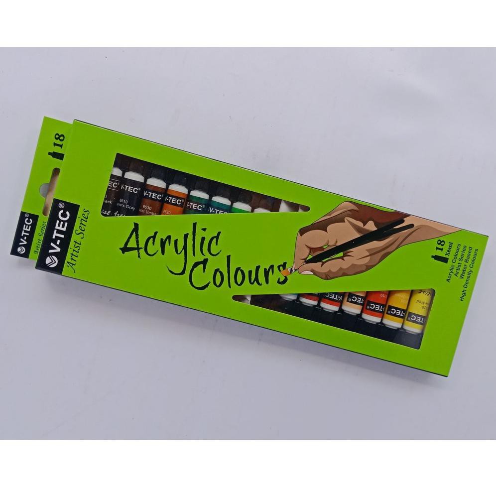 

nL5Code Cat Acrylic v-tec 18 warna (6 ml)(V3I1) (terupdate)