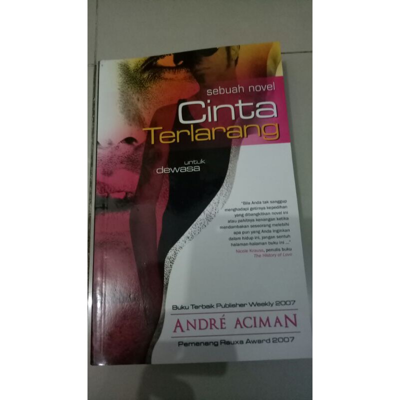 Novel Cinta Terlarang - Andre Aciman