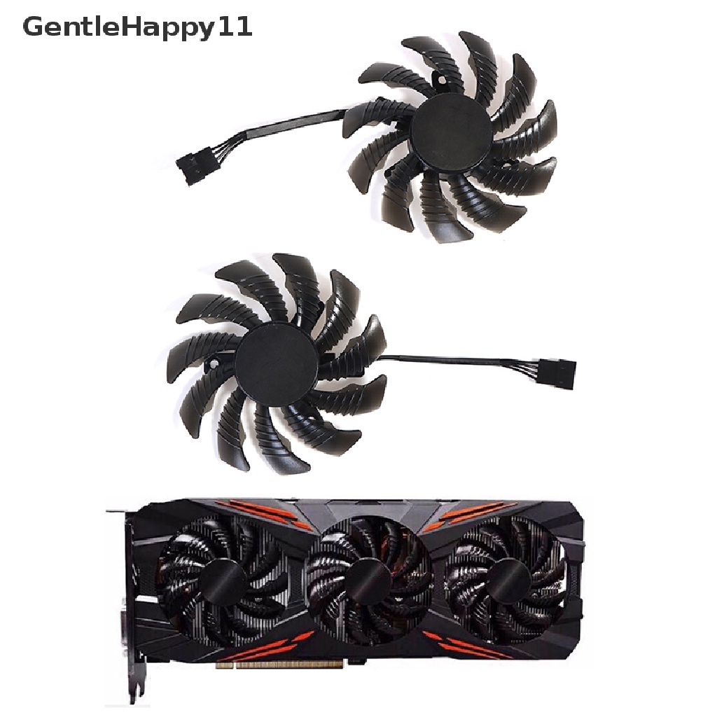 Gentlehappy Kipas Pendingin 75MM Untuk GTX 1080 1070 Ti Gaming Video Card